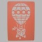 luchtballon sjabloon transparant 26 x 38 cm afwasbaar