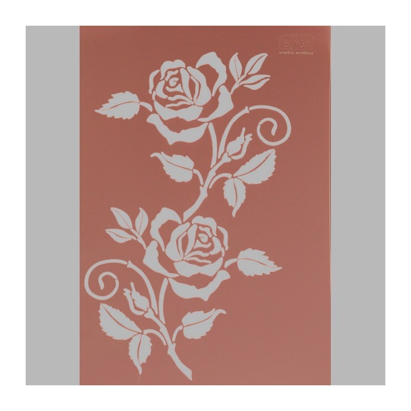 rozelaar sjabloon transparant 21 x 29,7 cm afwasbaar