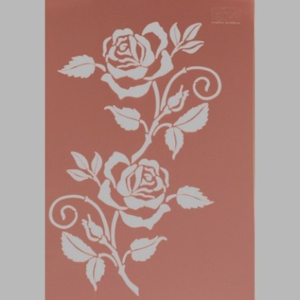 rozelaar sjabloon transparant 21 x 29,7 cm afwasbaar