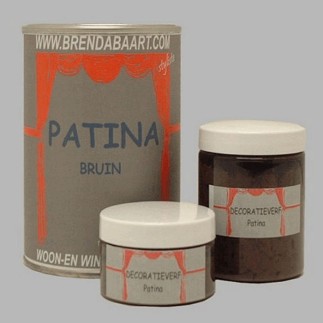 Patina Decoration color brown