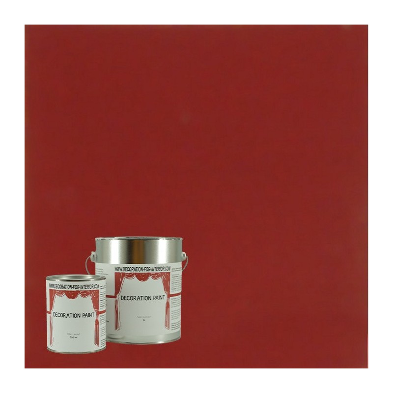 Satin lakverf CARMINE RED DECORATION PAINT