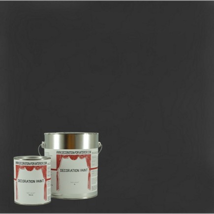 Satin lakverf CORNWALL BLACK DECORATION PAINT