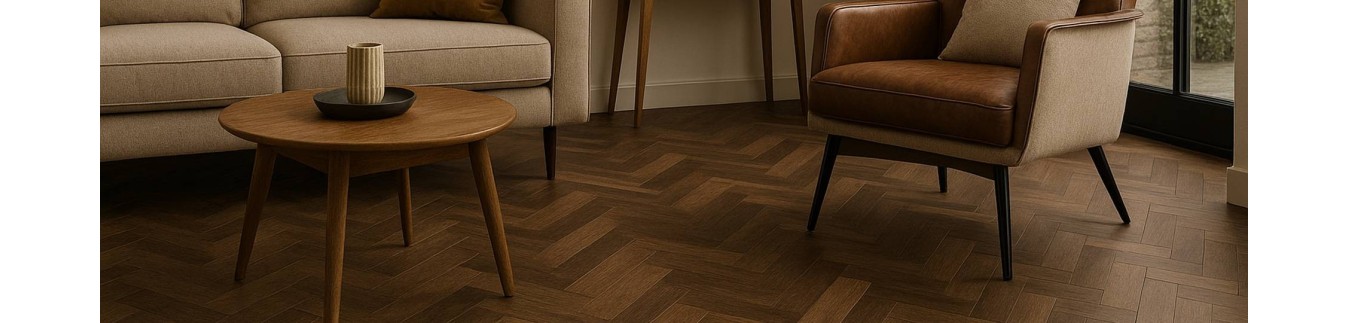 Sols PVC Chevron COREtec | Élégance Classique & Confort Moderne