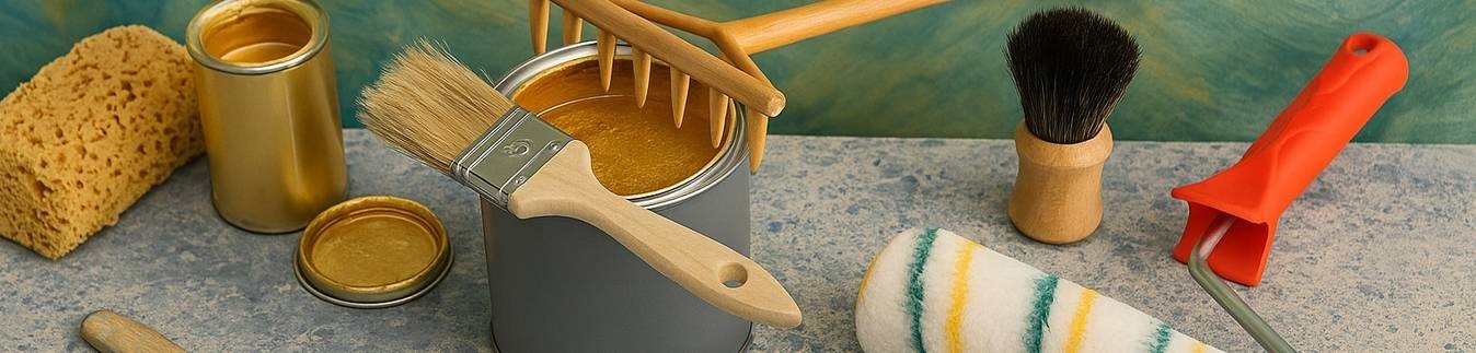 Effets Décoratifs avec Peinture Decoration | Béton, Or, Patine